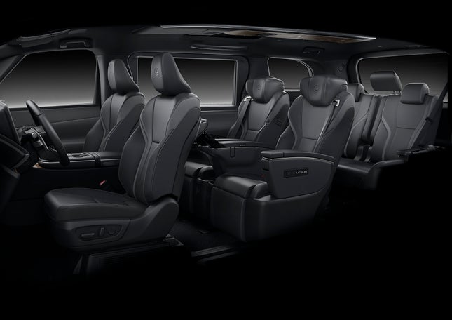 Configuration of luxury 7-seat minivan Lexus LM 2024